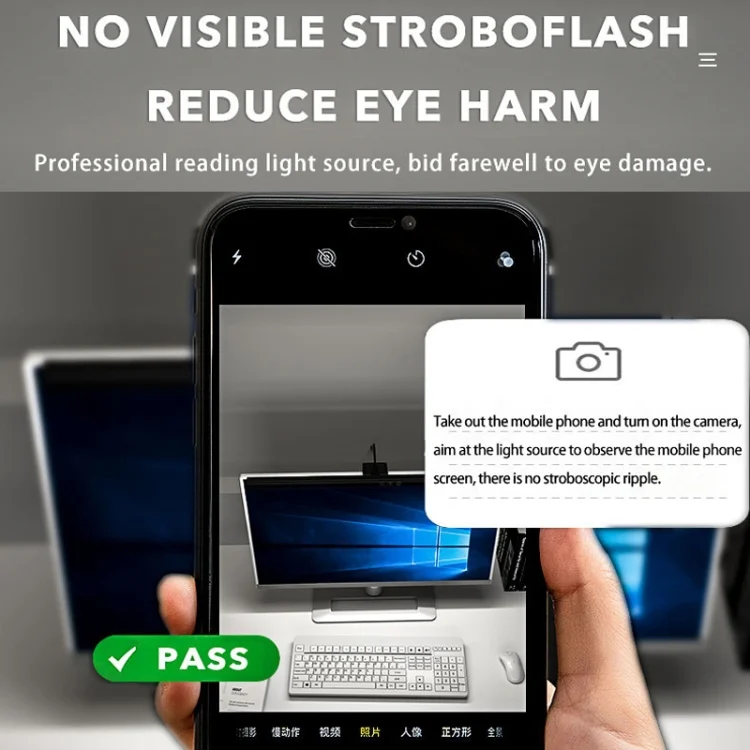 TBD06049727_B8.webp TB-30SA 33cm Timing Dimming Display Asymmetric Working Eye Care LED Desk Lamp Laptop Screen Hanging Light - Image 9