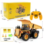2.4G RC Dumper Truck Simulation Engineering Vehicle Model Children Electrical RC Truck Toy - Image 4
