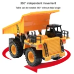 2.4G RC Dumper Truck Simulation Engineering Vehicle Model Children Electrical RC Truck Toy - Image 6