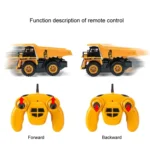 2.4G RC Dumper Truck Simulation Engineering Vehicle Model Children Electrical RC Truck Toy - Image 8