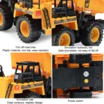 2.4G RC Dumper Truck Simulation Engineering Vehicle Model Children Electrical RC Truck Toy - Image 10