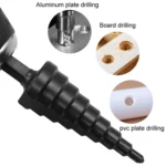 Hexagonal Shank Nitrided Straight Fluted Step Drill HSS Pagoda Drill Hole Opener - Image 5