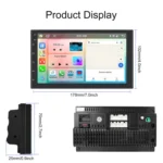 Android 13.0 Dual Butt Universal Wireless Carplay Car Navigation Center Control All-In-One Monitor - Image 19