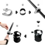 Motorcycle Handlebar Cup Holder Modification Accessories For Harley Davidson - Image 6