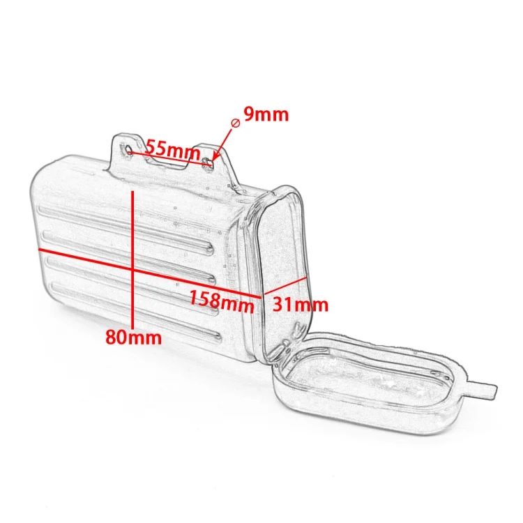 TBD06049754_B2.webp For Suzuki DR250 Off-Road Motorcycle Saving Tool Box - Image 3
