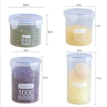 Kitchen Refrigerator Fresh-keeping Storage Box Food-grade Food Sealed Jar - Image 3
