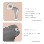 Automatic Water Spray Electric Spin Scrubber 53 Inch Cordless Rechargeable Cleaning Brush - Image 11