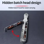 36-Tooth Bi-Directional Ratcheting Screwdriver Set With 4 Double-Ended Bits - Image 6