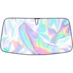 Car Front Windshield Sunshade Colorful Laser Heat Insulation Sunscreen Sunshade Umbrella