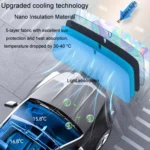 Car Front Windshield Sunshade Colorful Laser Heat Insulation Sunscreen Sunshade Umbrella - Image 4