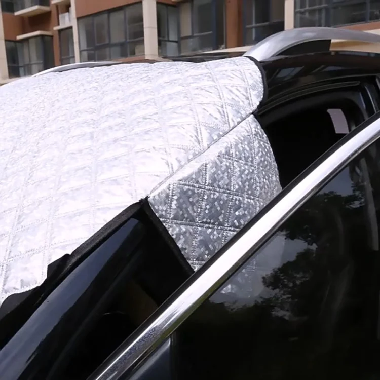 TBD06049840_B1.webp Car Front Windshield Cover Sun Shade Snow Shield Sunscreen Heat Insulation Frostproof Car Coat Half Cover - Image 2