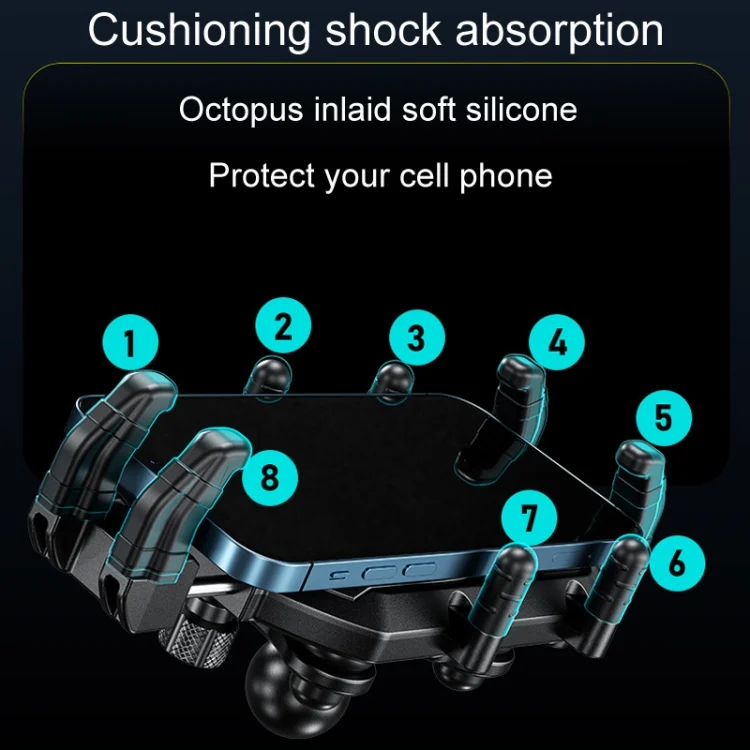TBD06049841_B4.webp Kewig Motorcycle Octopus Holder Anti-Theft Motorcycle Cell Phone Mounts - Image 5