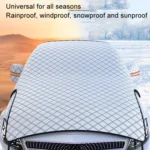 Car Snow Cover Anti-freezing Frost Cover Winter Thickened Car Clothes Blocking Cloth - Image 2