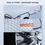 Car Snow Cover Anti-freezing Frost Cover Winter Thickened Car Clothes Blocking Cloth - Image 8