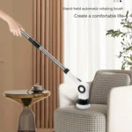 7 In 1 Electric Spin Scrubber Rechargeable Waterproof Floor Clean Bush with 23.6 Inch Adjustable Handle - Image 11
