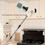 7 In 1 Electric Spin Scrubber Rechargeable Waterproof Floor Clean Bush with 23.6 Inch Adjustable Handle - Image 9