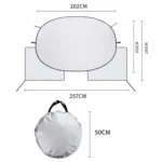 Car Sunshade Front Cover Sunscreen Heat Shield - Image 9