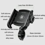 Kewig Electrical Bike Vigorously Clip Base Bracket Outdoor Cycling Cell Phone Navigation Holder - Image 2