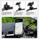 Kewig Electrical Bike Vigorously Clip Base Bracket Outdoor Cycling Cell Phone Navigation Holder - Image 6