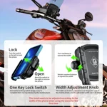 Kewig Electrical Bike Vigorously Clip Base Bracket Outdoor Cycling Cell Phone Navigation Holder - Image 7