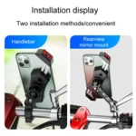 Kewig Bicycle 2 Claws Navigation Bracket Outdoor Cycling Cell Phone Holder With Safety Lock - Image 5