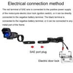Kewig Motorcycle Phone Charger Outdoor Riding Fast Charging Waterproof USB Charging Stand - Image 3