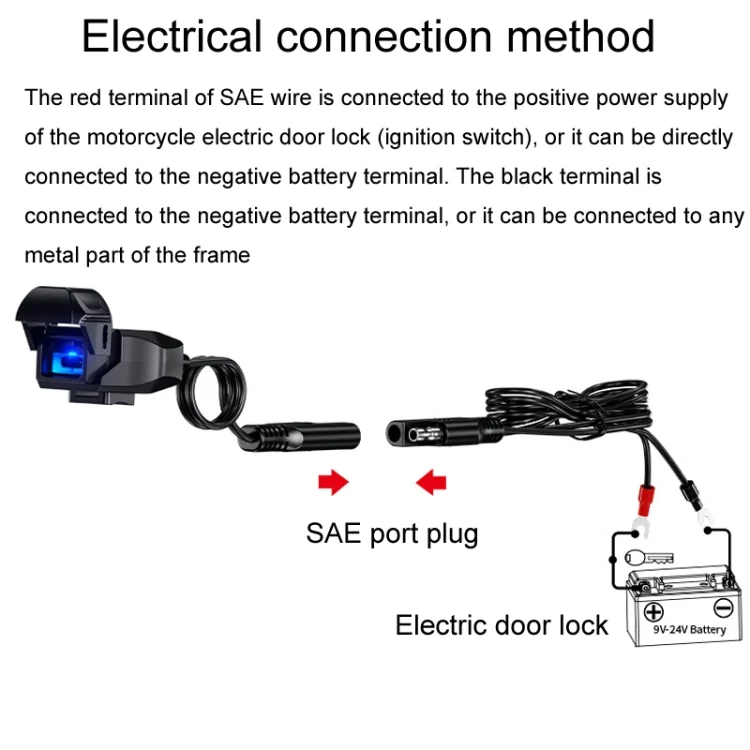 TBD06049863_B2.webp Kewig Motorcycle Phone Charger Outdoor Riding Fast Charging Waterproof USB Charging Stand - Image 3