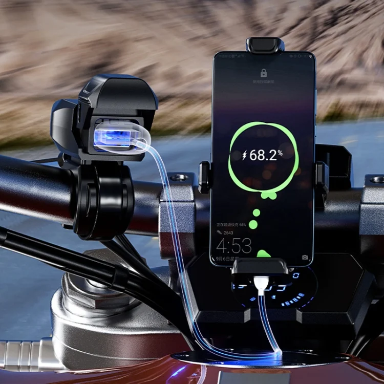 TBD06049863_B7.webp Kewig Motorcycle Phone Charger Outdoor Riding Fast Charging Waterproof USB Charging Stand - Image 8