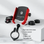 Kewig M8 Motorcycle Navigation Phone Holder Outdoor Riding Charging Bracket - Image 2