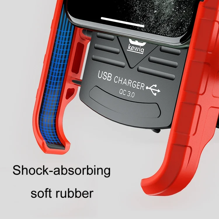 TBD06049877_B2.webp Kewig M8 Motorcycle Navigation Phone Holder Outdoor Riding Charging Bracket - Image 3