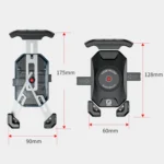Kewig Motorcycle Heightened Navigation Bracket Outdoor Riding Anti-Theft Cell Phone Holder - Image 3