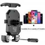 Kewig Motorcycle Heightened Navigation Bracket Outdoor Riding Anti-Theft Cell Phone Holder - Image 4