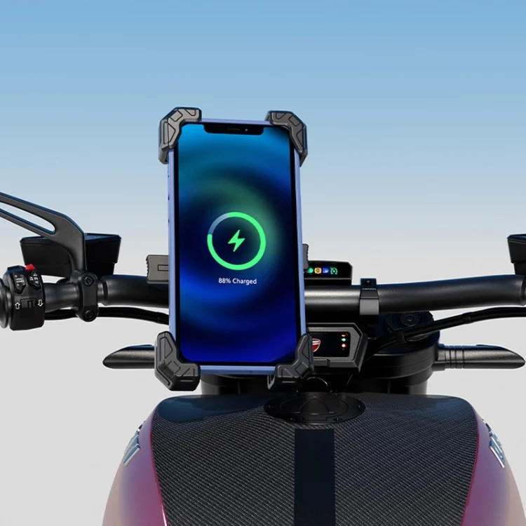 TBD06049882_B6.webp Kewig Motorcycle Navigation Phone Holder Outdoor Riding Charging Bracket - Image 7