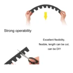 8pcs /Set Car Bumper Serrated Anti-collision Plate Decoration - Image 6