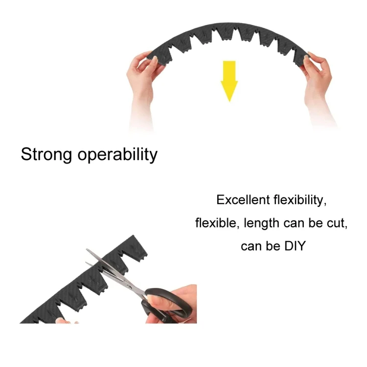 TBD06049894_B5.webp 8pcs /Set Car Bumper Serrated Anti-collision Plate Decoration - Image 6