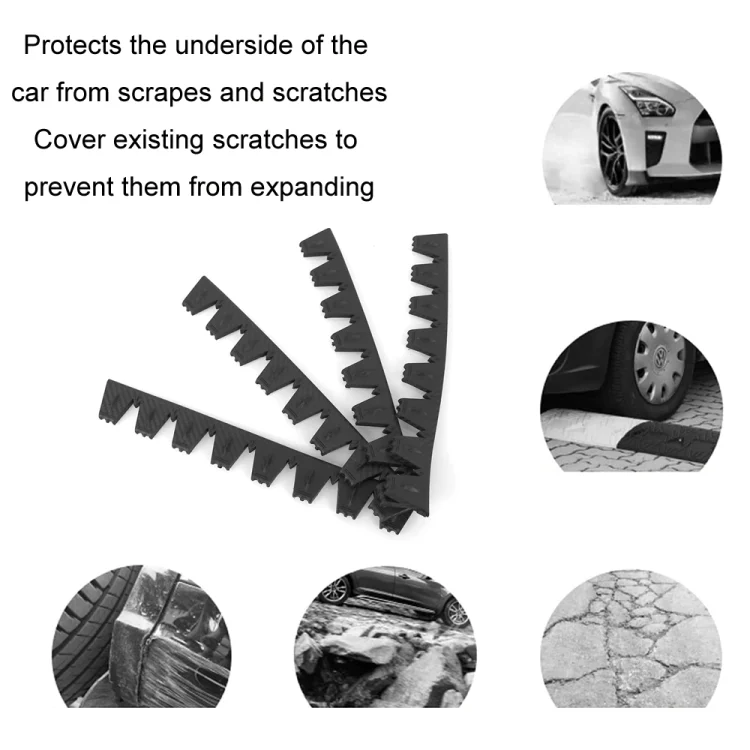 TBD06049894_B6.webp 8pcs /Set Car Bumper Serrated Anti-collision Plate Decoration - Image 7