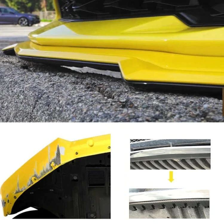 TBD06049894_B8.webp 8pcs /Set Car Bumper Serrated Anti-collision Plate Decoration - Image 9