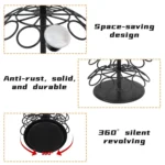 For Nespresso OASISWJ Assembly 40pcs 360 Degree Rotating Coffee Capsule Organizer - Image 6