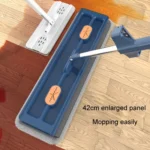 42cm Hand-Free Household Flat Mop Kitchen Cleaning Lazy Floor Cleaner - Image 11