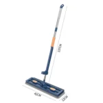 42cm Hand-Free Household Flat Mop Kitchen Cleaning Lazy Floor Cleaner - Image 3