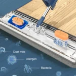 42cm Hand-Free Household Flat Mop Kitchen Cleaning Lazy Floor Cleaner - Image 7