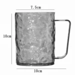 Transparent Water Ripple Mouthwash Cup Household Couple Toothbrush Cup - Image 2