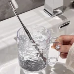 Transparent Water Ripple Mouthwash Cup Household Couple Toothbrush Cup - Image 5