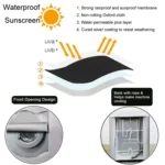 420D Roller Boiler Washing Machine Dustproof Cover Waterproof Sunproof Cover Cloth - Image 3