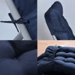 170x53x8cm Thickened Slip-on Home Recliner Cushion Garden Rocking Chair Cushion - Image 5