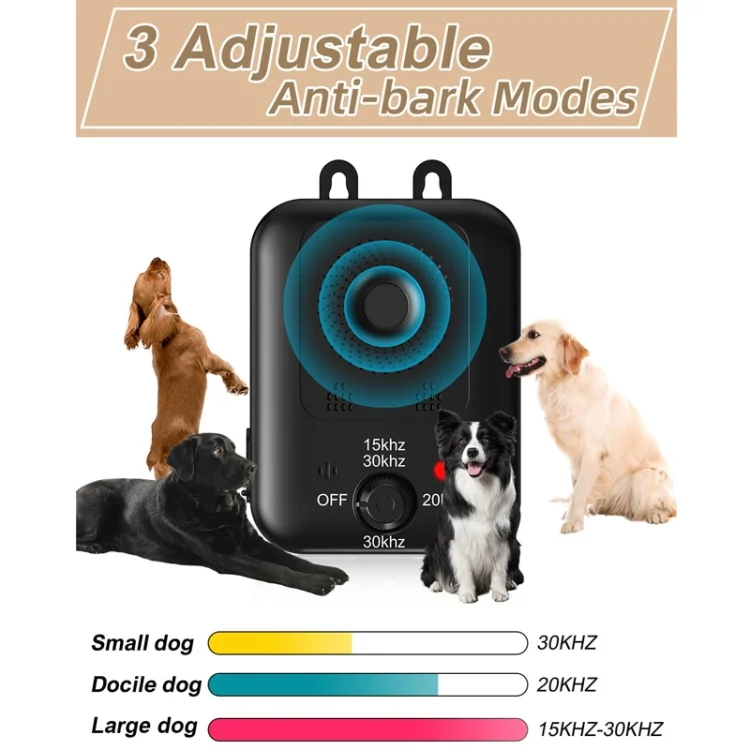 TBD06049983_B3.webp Non-Shock Dog Barking Deterrent Device Ultrasonic Bark Stopper Dog Repeller - Image 4