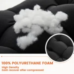 110x50cm Dome Waterproof Sun-proof Garden Folding High Back Chair Cushions - Image 3