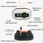 Anti-False Triggering Dog Bark Collar Waterproof Bark Stopper with 5 Adjustable Sensitivity - Image 8