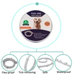 Flea and Tick Collar for Dogs Cats With Aluminum Case - Image 4