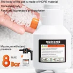 2L Car Wash Electric Foam Sprayer Rechargeable Pressurized PA Pot Electric Booster Sprayer - Image 6